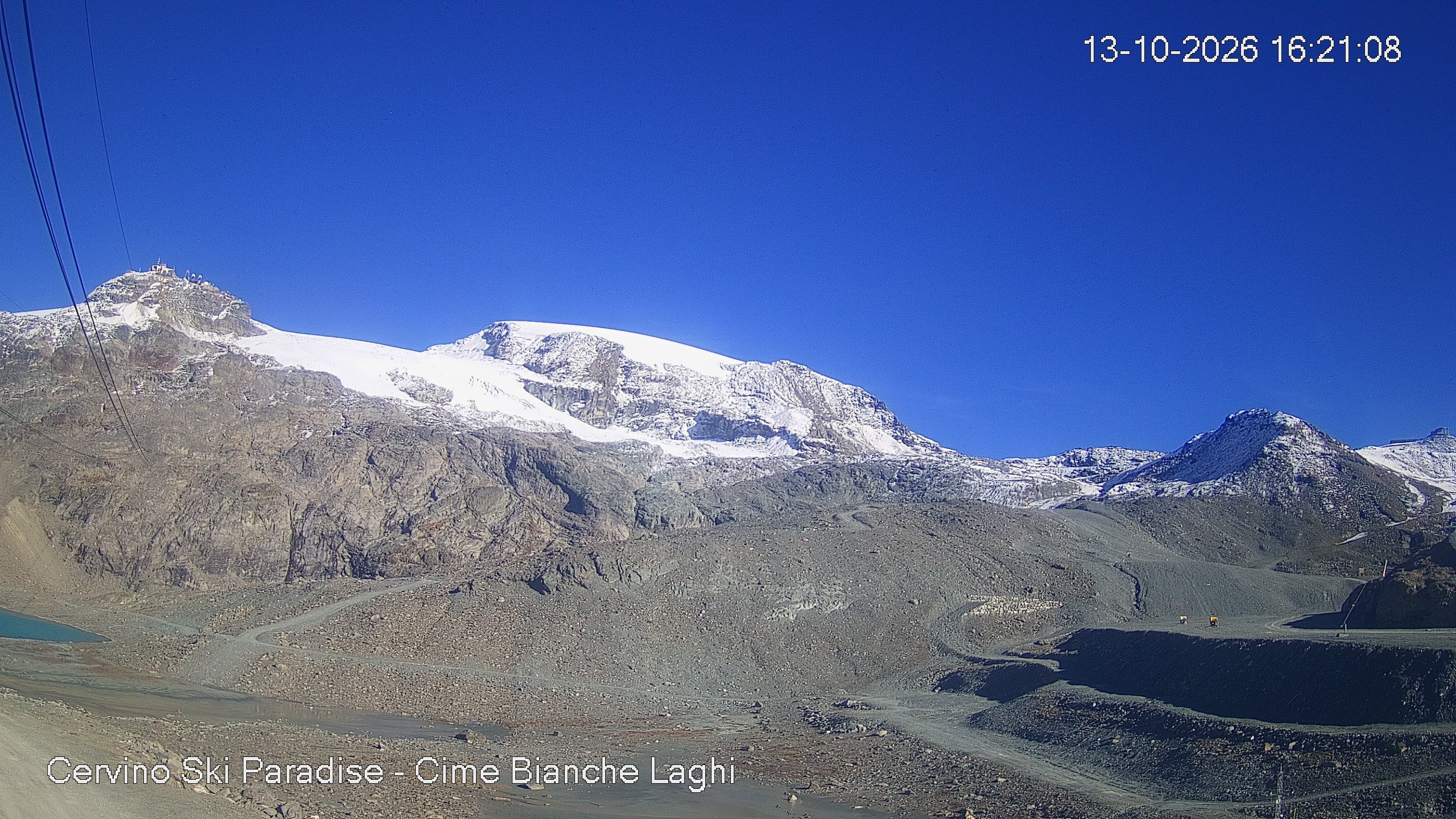 Archiv Foto Webcam Cervinia - Cime Bianche Laghi