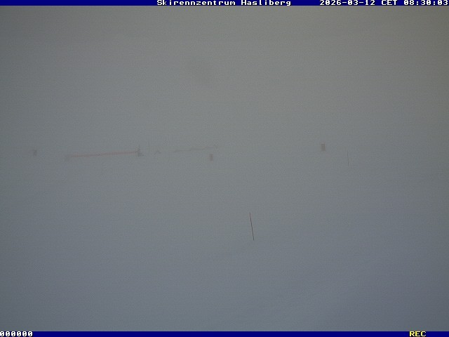 Archived image Webcam Meiringen-Hasliberg (1.884m)