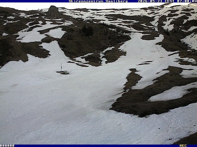 Archived image Webcam Meiringen-Hasliberg (1.884m)