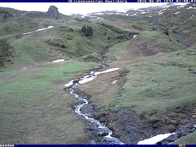 Archived image Webcam Meiringen-Hasliberg (1.884m)