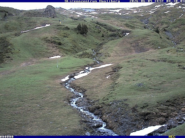 Archived image Webcam Meiringen-Hasliberg (1.884m)