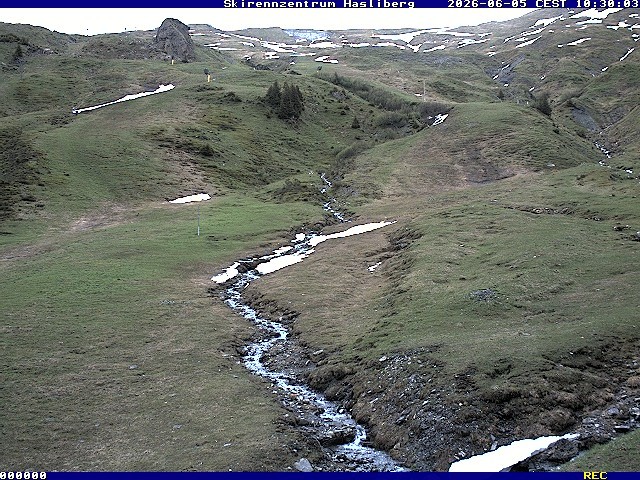 Archived image Webcam Meiringen-Hasliberg (1.884m)