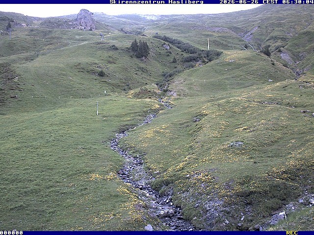 Archived image Webcam Meiringen-Hasliberg (1.884m)