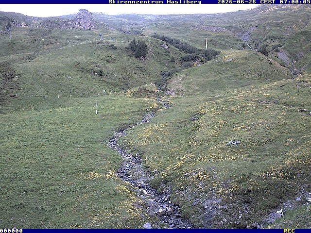 Archived image Webcam Meiringen-Hasliberg (1.884m)