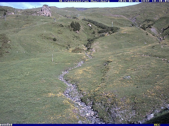 Archived image Webcam Meiringen-Hasliberg (1.884m)