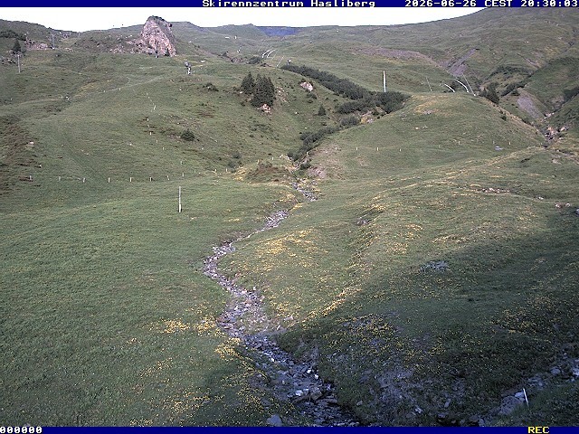 Archived image Webcam Meiringen-Hasliberg (1.884m)