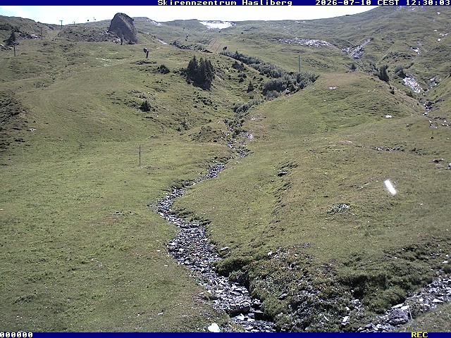 Archived image Webcam Meiringen-Hasliberg (1.884m)