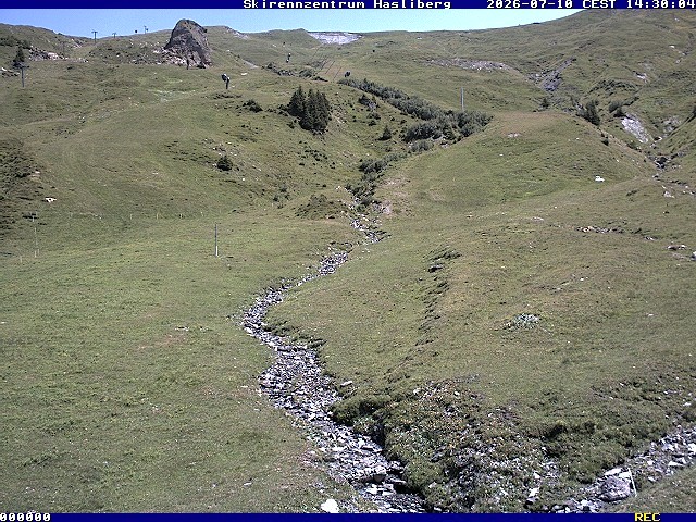 Archived image Webcam Meiringen-Hasliberg (1.884m)
