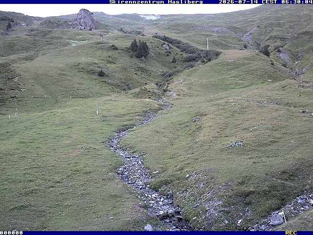 Archived image Webcam Meiringen-Hasliberg (1.884m)