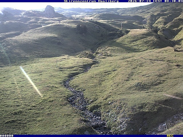 Archived image Webcam Meiringen-Hasliberg (1.884m)