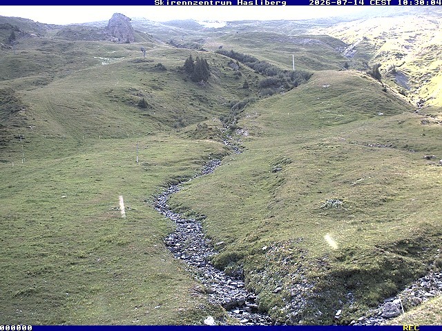 Archived image Webcam Meiringen-Hasliberg (1.884m)
