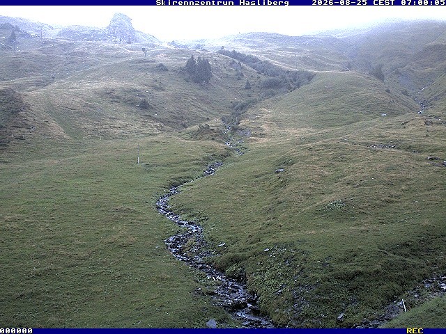 Archived image Webcam Meiringen-Hasliberg (1.884m)