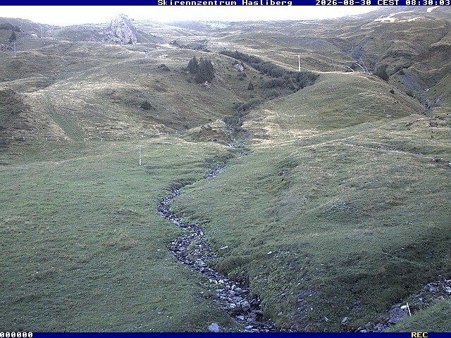 Archived image Webcam Meiringen-Hasliberg (1.884m)