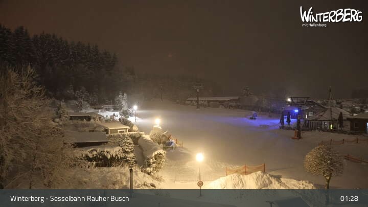 Archiv Foto Webcam Winterberg: Blick auf die Sesselbahn "Rauher Busch"