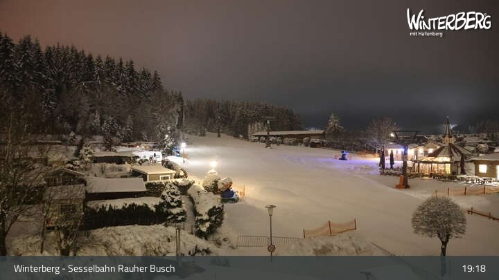 Archiv Foto Webcam Winterberg: Blick auf die Sesselbahn "Rauher Busch"