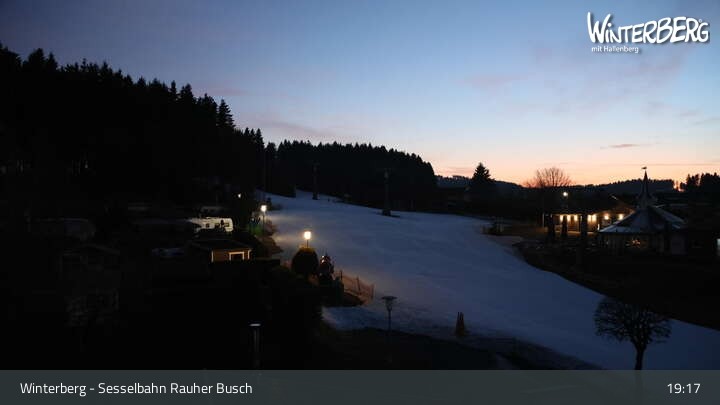 Archiv Foto Webcam Winterberg: Blick auf die Sesselbahn "Rauher Busch"