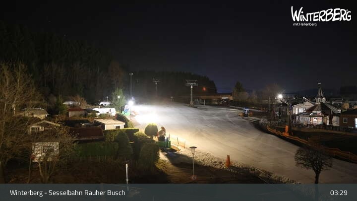 Archiv Foto Webcam Winterberg: Blick auf die Sesselbahn "Rauher Busch"