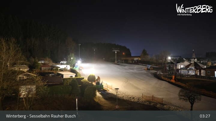 Archiv Foto Webcam Winterberg: Blick auf die Sesselbahn "Rauher Busch"