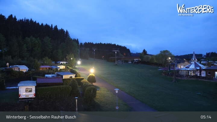 Archiv Foto Webcam Winterberg: Blick auf die Sesselbahn "Rauher Busch"