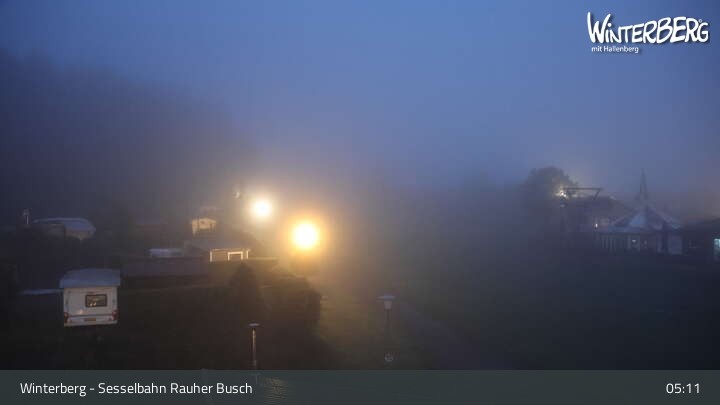 Archiv Foto Webcam Winterberg: Blick auf die Sesselbahn "Rauher Busch"