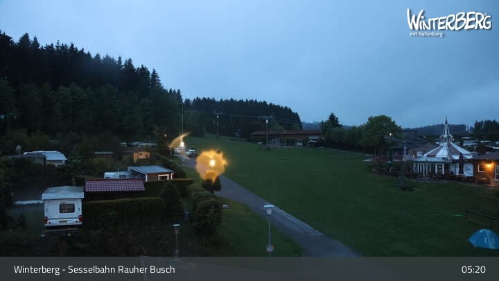 Archiv Foto Webcam Winterberg: Blick auf die Sesselbahn "Rauher Busch"