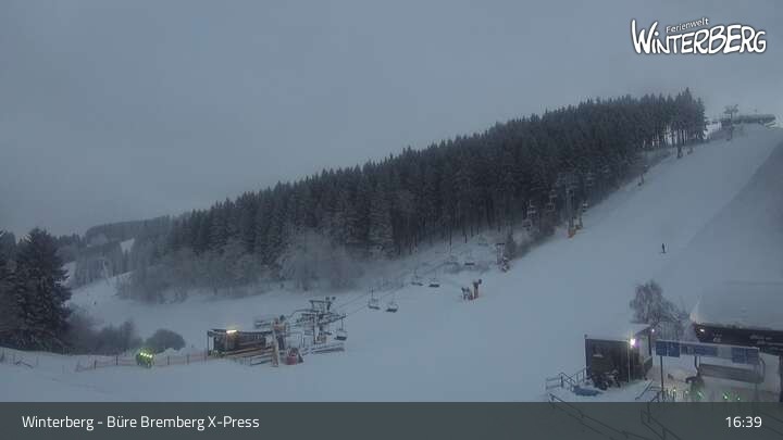 Archiv Foto Webcam Winterberg: Blick Büre Bremberg X-Press