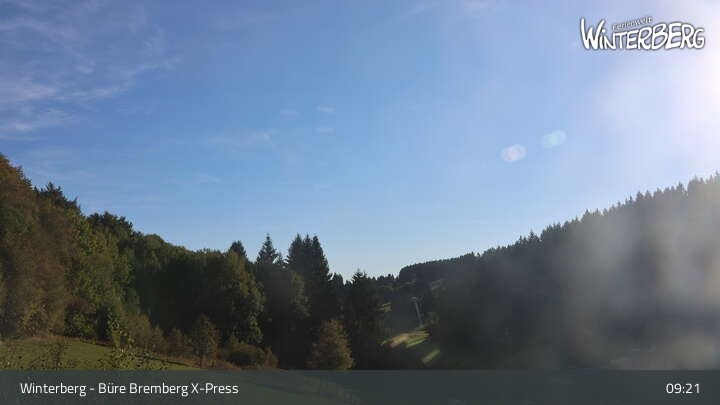 Archiv Foto Webcam Winterberg: Blick Büre Bremberg X-Press