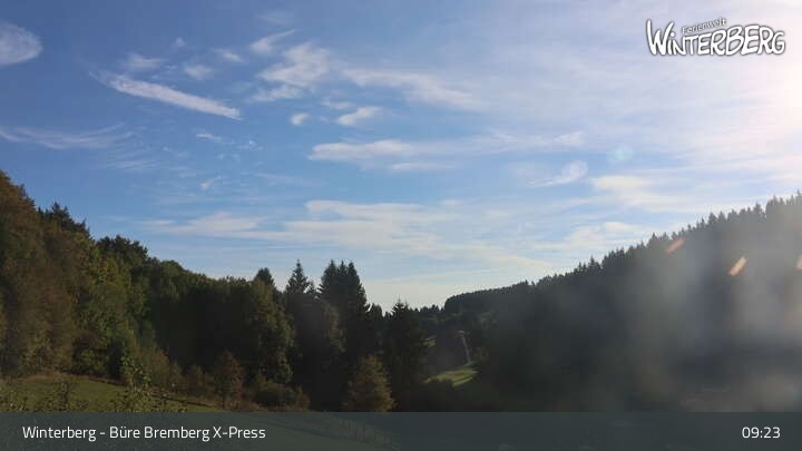 Archiv Foto Webcam Winterberg: Blick Büre Bremberg X-Press
