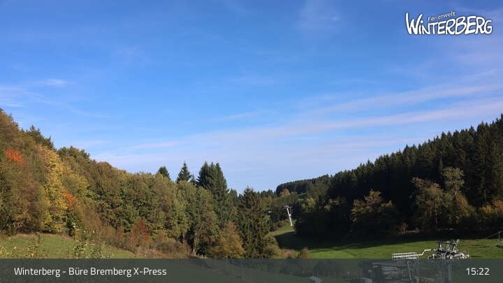 Archiv Foto Webcam Winterberg: Blick Büre Bremberg X-Press
