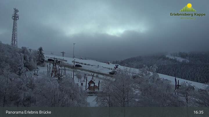 Archiv Foto Webcam Winterberg: Blick auf den Erlebnisberg Kappe