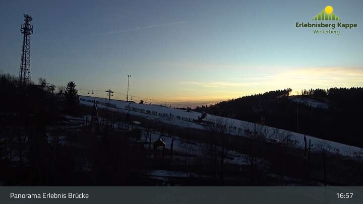 Archiv Foto Webcam Winterberg: Blick auf den Erlebnisberg Kappe