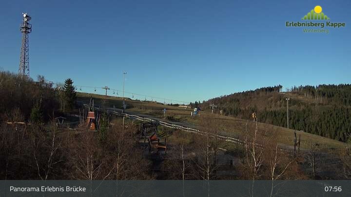 Archiv Foto Webcam Winterberg: Blick auf den Erlebnisberg Kappe