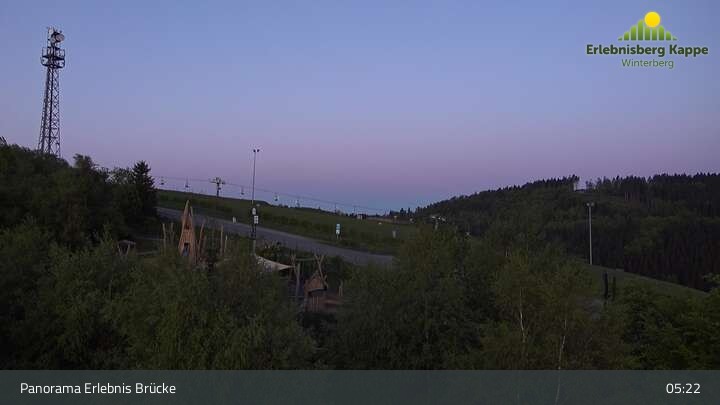 Archiv Foto Webcam Winterberg: Blick auf den Erlebnisberg Kappe
