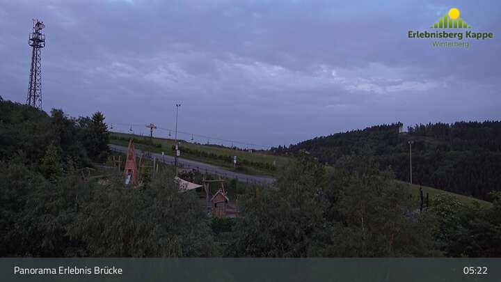 Archiv Foto Webcam Winterberg: Blick auf den Erlebnisberg Kappe