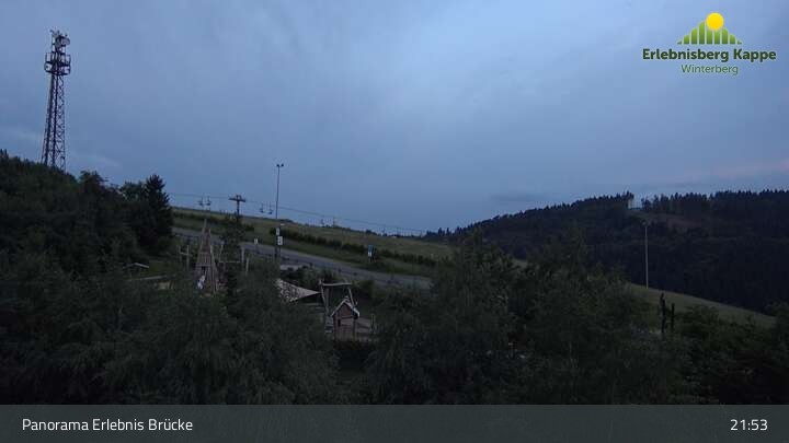 Archiv Foto Webcam Winterberg: Blick auf den Erlebnisberg Kappe