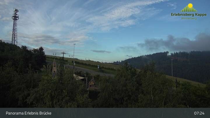 Archiv Foto Webcam Winterberg: Blick auf den Erlebnisberg Kappe