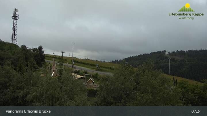 Archiv Foto Webcam Winterberg: Blick auf den Erlebnisberg Kappe