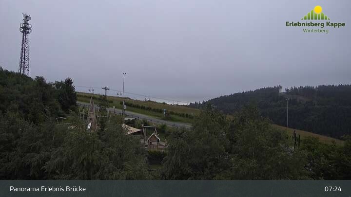 Archiv Foto Webcam Winterberg: Blick auf den Erlebnisberg Kappe