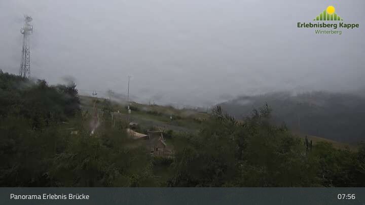 Archiv Foto Webcam Winterberg: Blick auf den Erlebnisberg Kappe
