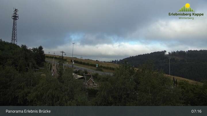 Archiv Foto Webcam Winterberg: Blick auf den Erlebnisberg Kappe