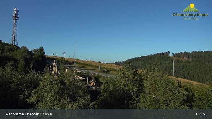 Archiv Foto Webcam Winterberg: Blick auf den Erlebnisberg Kappe