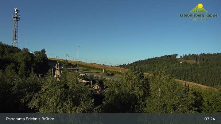 Archiv Foto Webcam Winterberg: Blick auf den Erlebnisberg Kappe