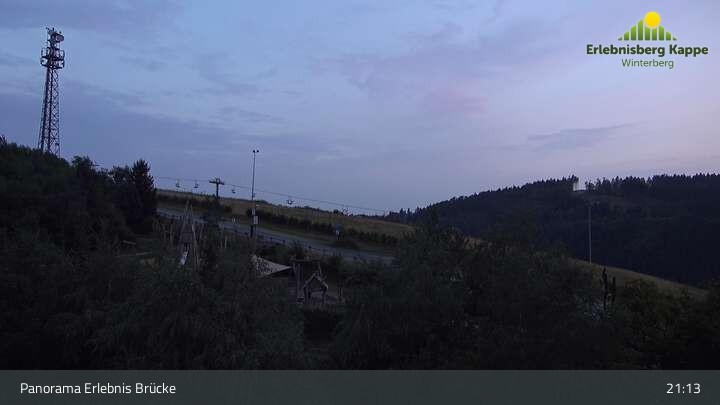 Archiv Foto Webcam Winterberg: Blick auf den Erlebnisberg Kappe
