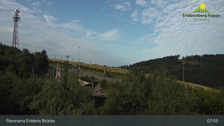 Archiv Foto Webcam Winterberg: Blick auf den Erlebnisberg Kappe