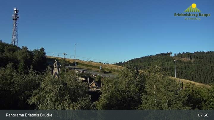 Archiv Foto Webcam Winterberg: Blick auf den Erlebnisberg Kappe