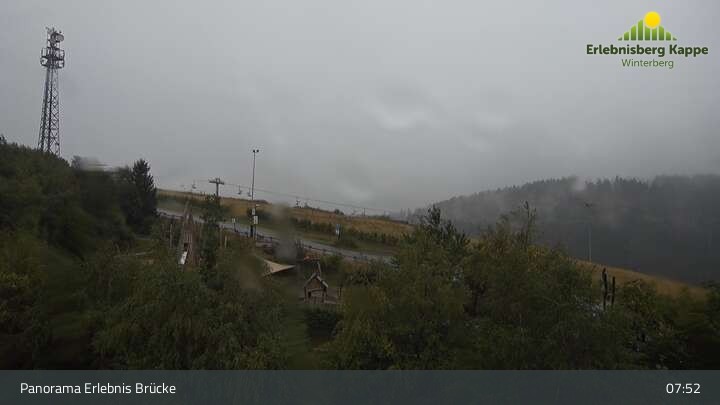 Archiv Foto Webcam Winterberg: Blick auf den Erlebnisberg Kappe