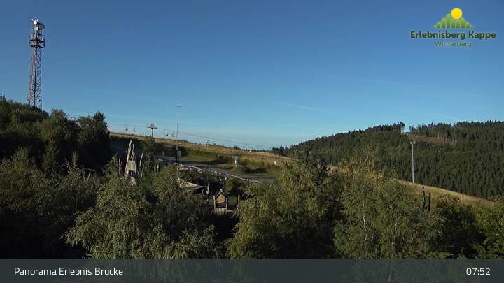 Archiv Foto Webcam Winterberg: Blick auf den Erlebnisberg Kappe