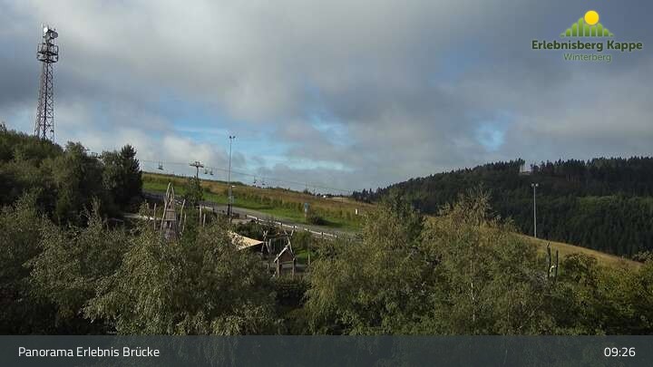 Archiv Foto Webcam Winterberg: Blick auf den Erlebnisberg Kappe