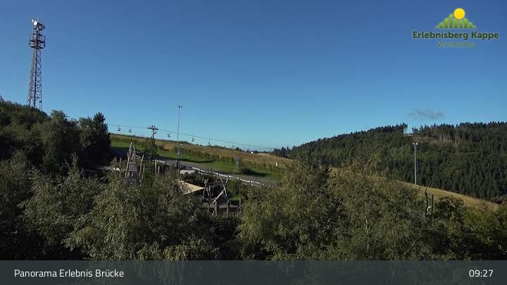 Archiv Foto Webcam Winterberg: Blick auf den Erlebnisberg Kappe