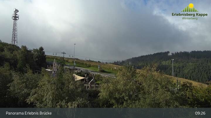 Archiv Foto Webcam Winterberg: Blick auf den Erlebnisberg Kappe